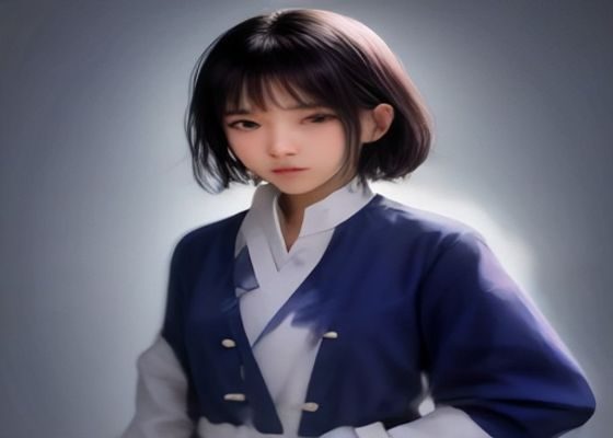 二次元白丝jk风格角色插画，展示jk制服搭配白色长筒袜的经典造型，背景为校园场景，画面清新温暖